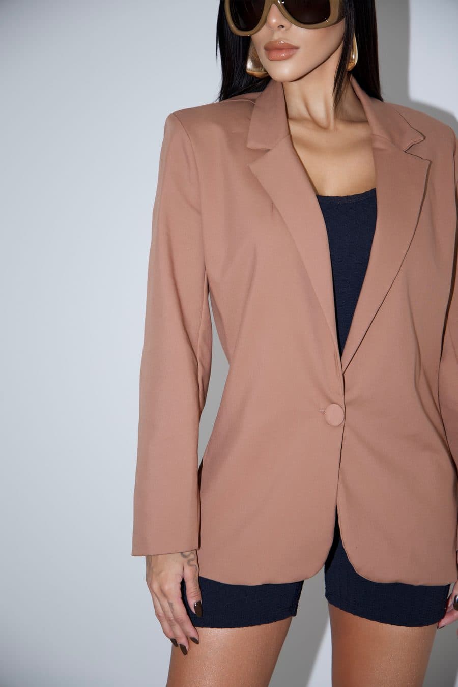 Blazer Lari Caramelo Alfaiataria 3