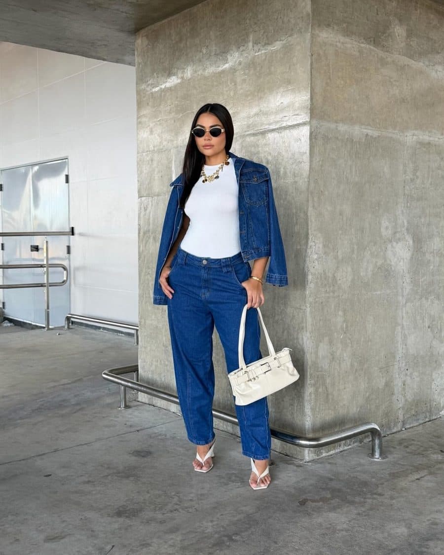 Calça Jeans Bootcut Chic