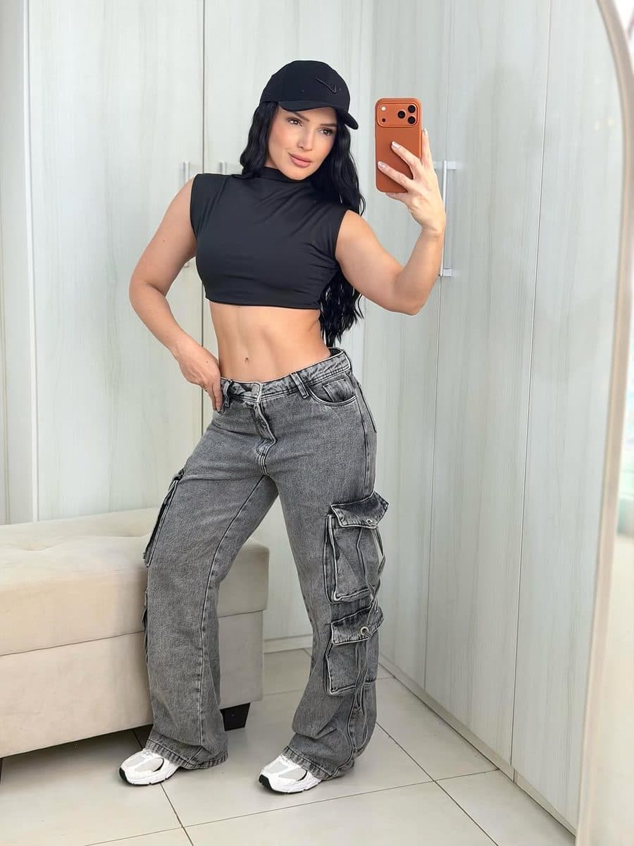 Calça Jeans Boyfriend Charm