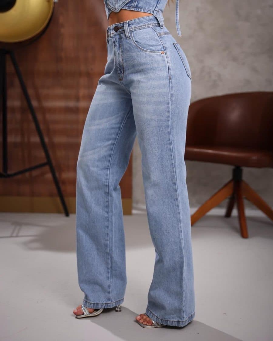 Calça Jeans Boyfriend Glow