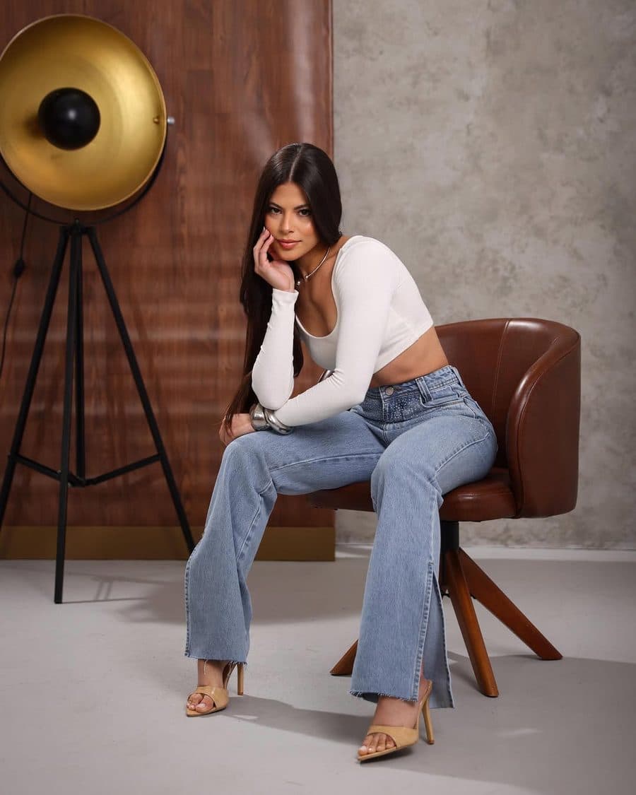 Calça Jeans Cargo Crystal