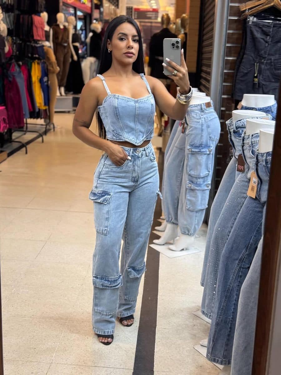 Calça Jeans Cigarrete Muse