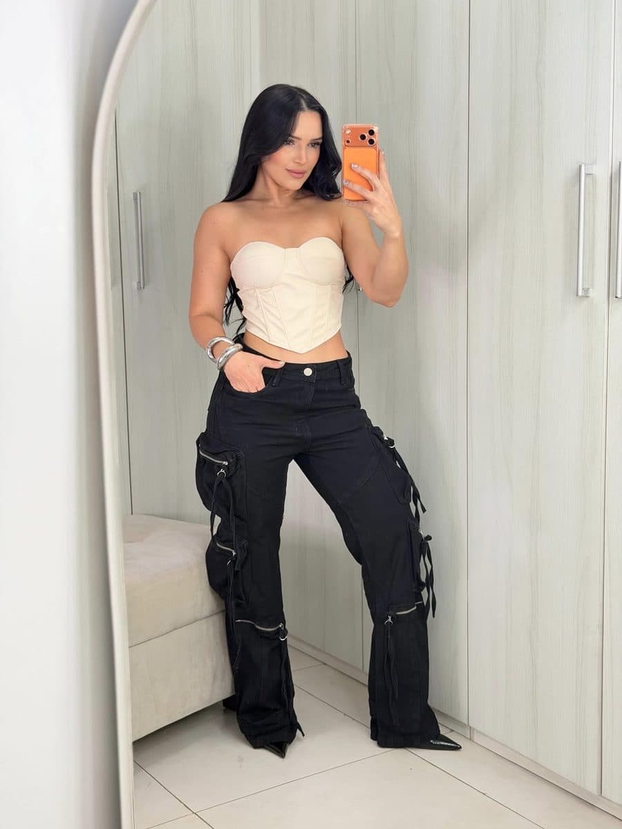 Calça Jeans Mom Belle
