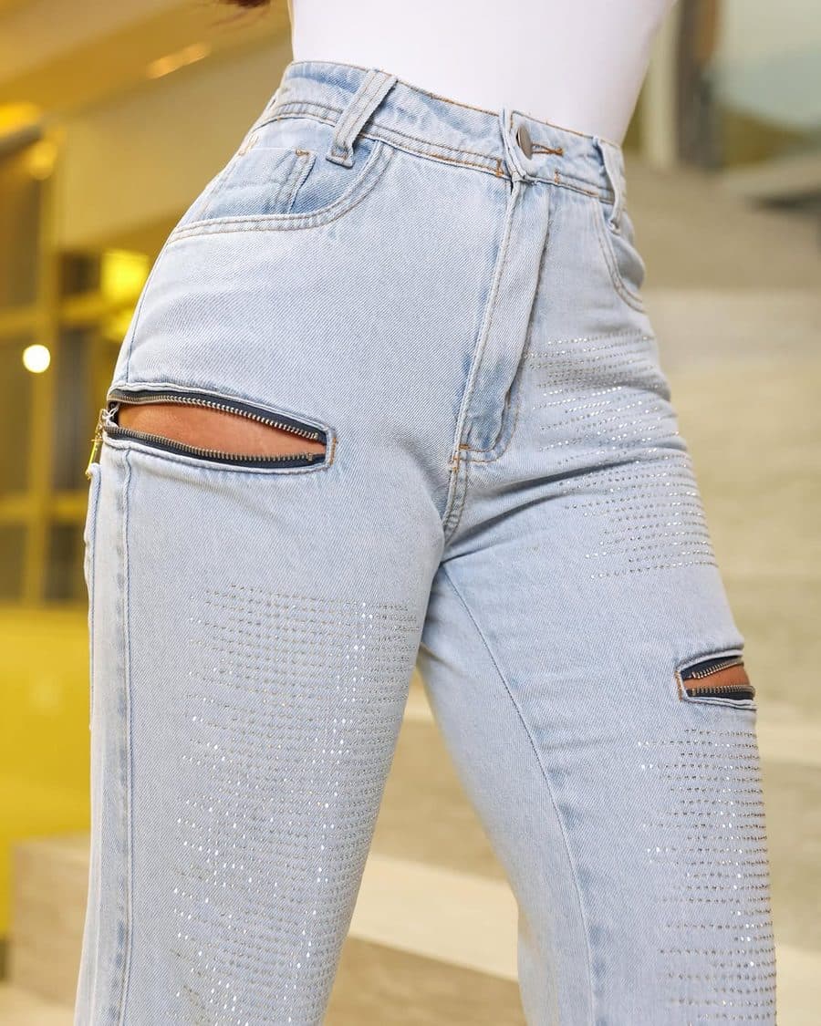 Calça Jeans Mom Bloom