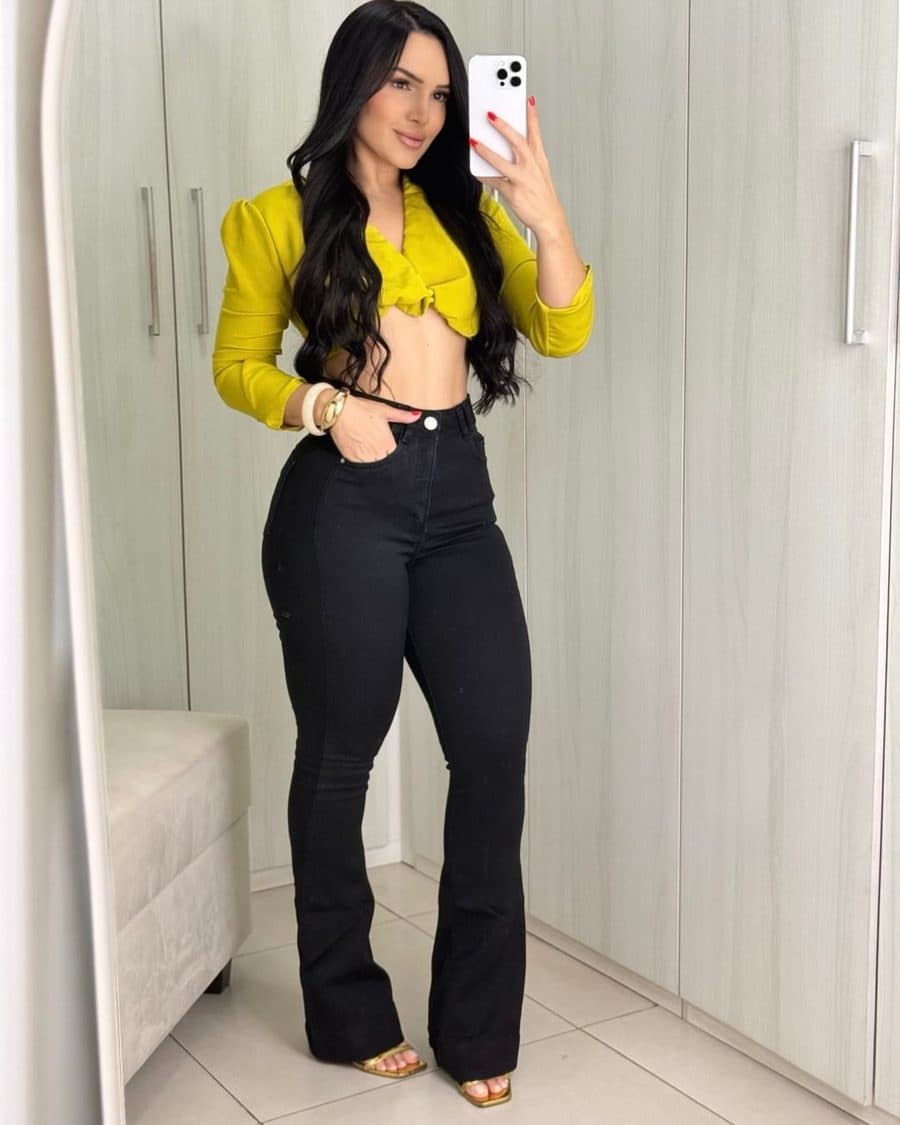 Calça Jeans Mom Coco