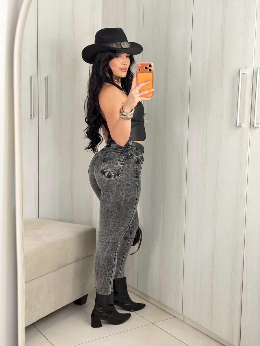 Calça Jeans Mom Sky