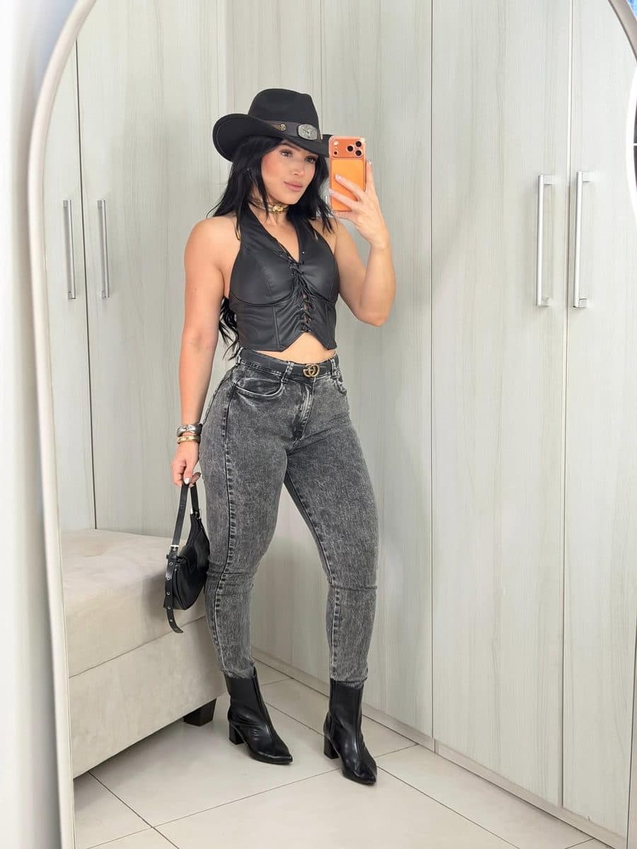 Calça Jeans Mom Sky