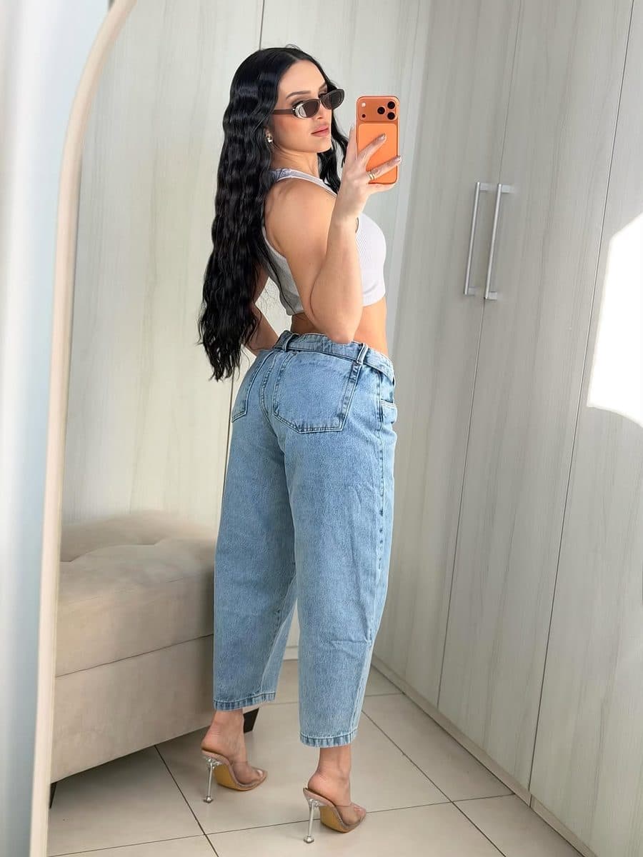 Calça Jeans Pantalona Diva