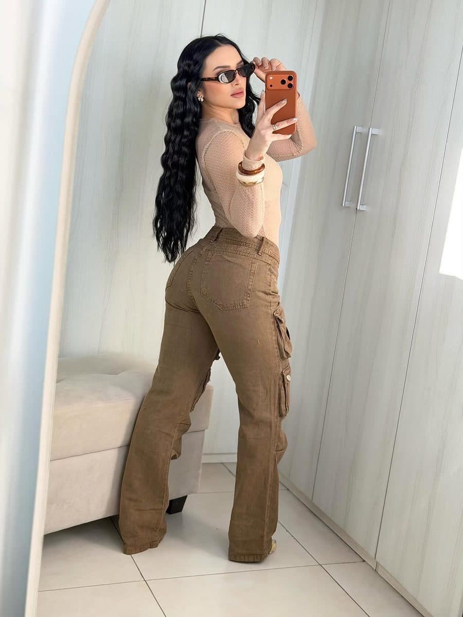 Calça Jeans Pantalona Muse