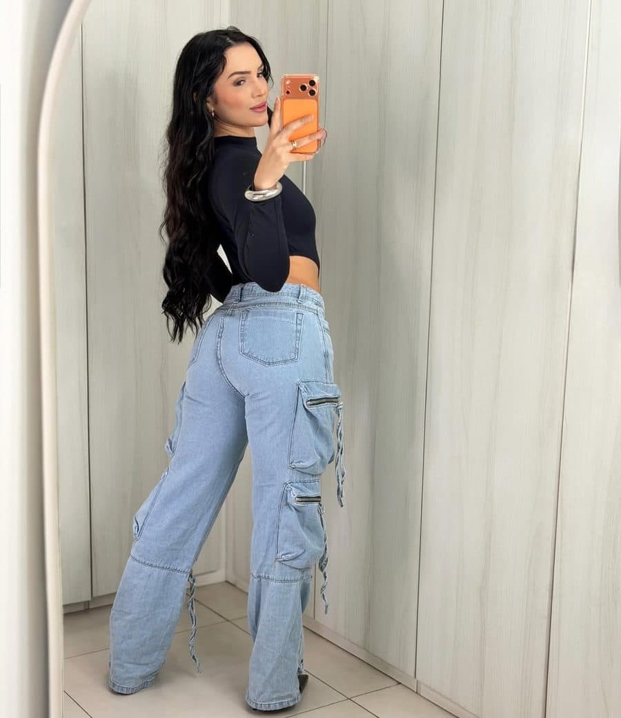 Calça Jeans Reta Velvet