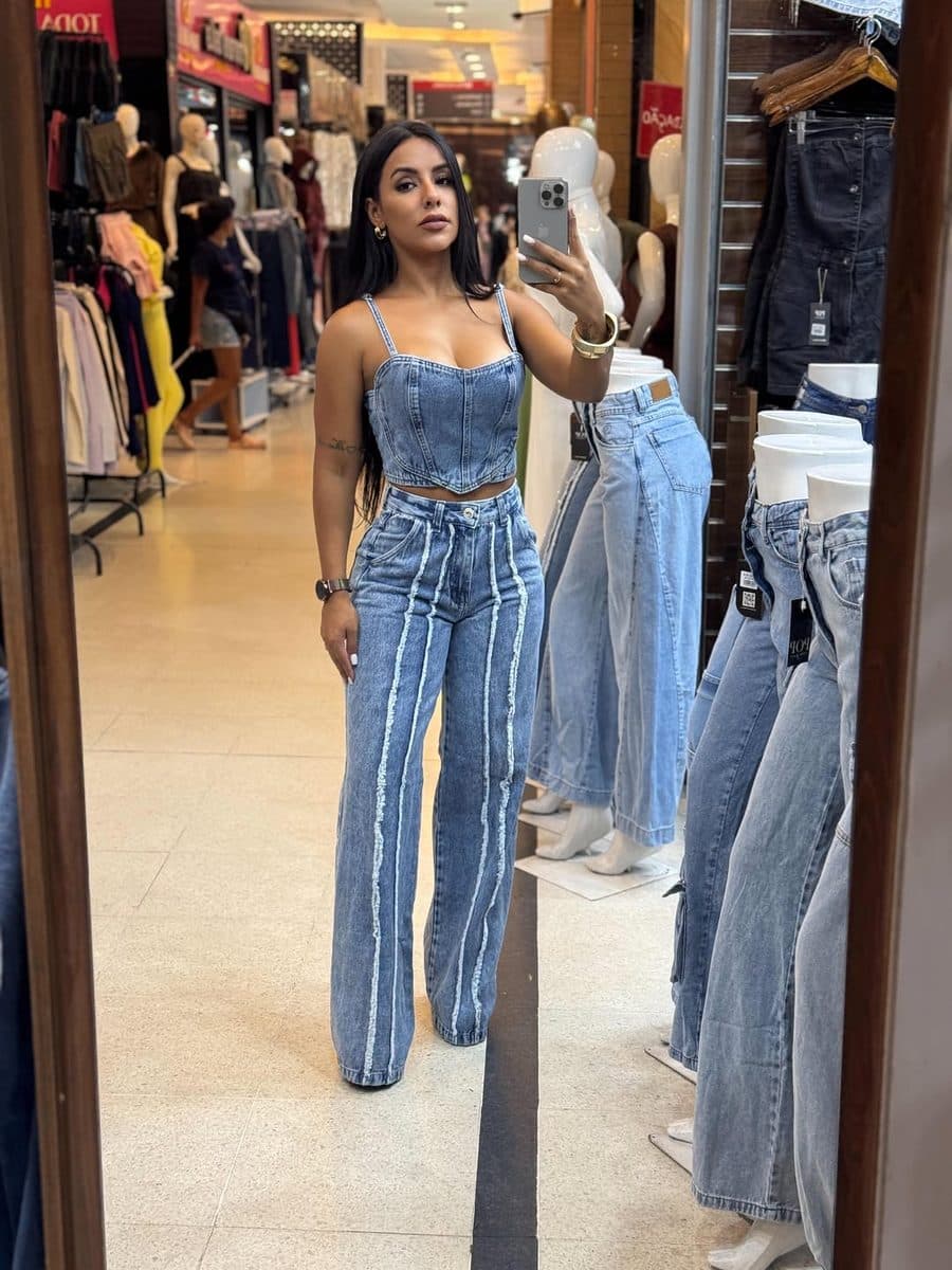 Calça Jeans Wide Leg Karma 3
