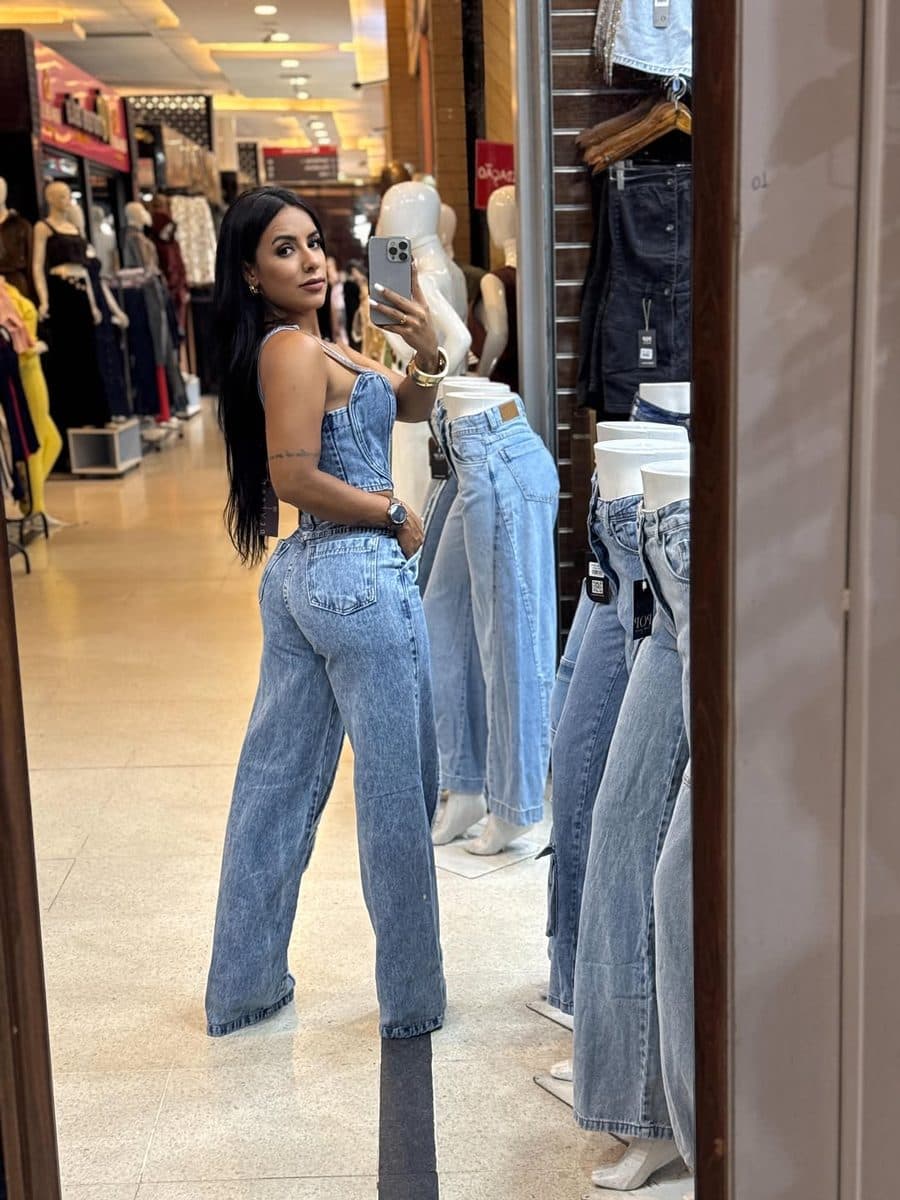 Calça Jeans Wide Leg Karma 4