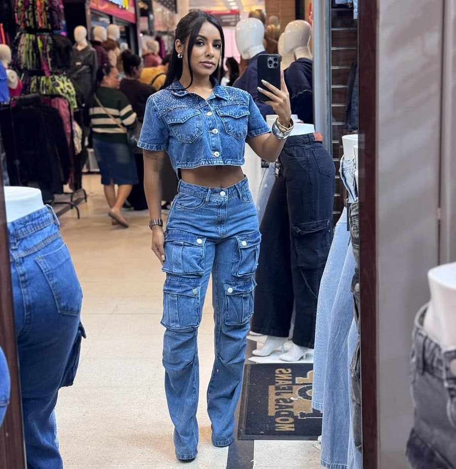 Calça Jeans Wide Leg Power
