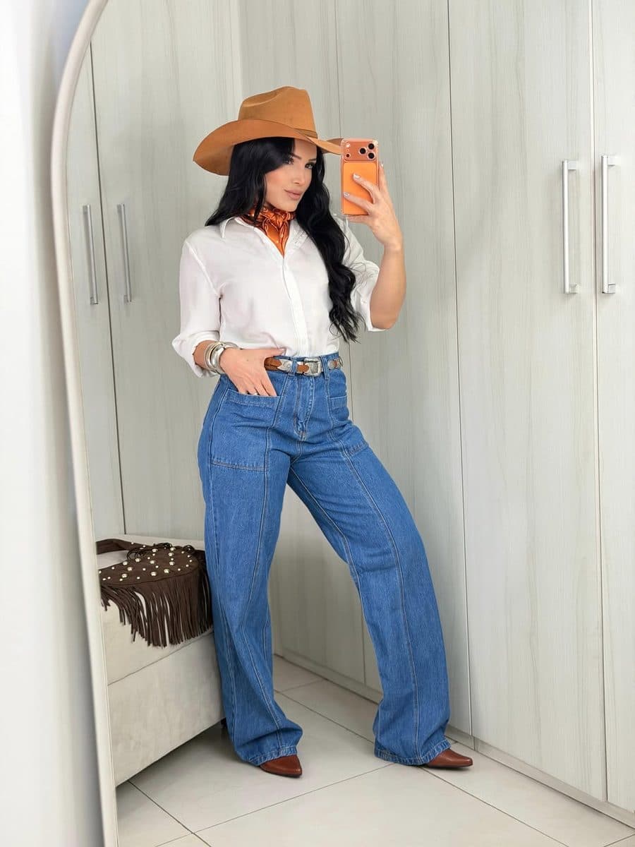 Calça Jeans Wide Leg Royal 3