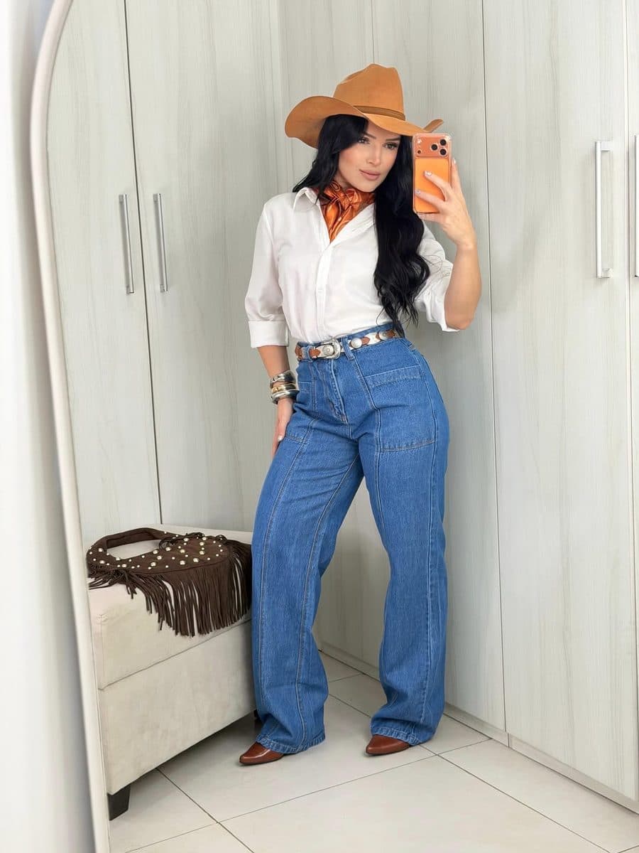 Calça Jeans Wide Leg Royal 4